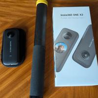 Insta360 One X2 + SD 64GB + stick 3mt