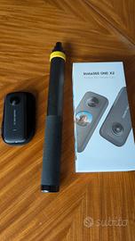 Insta360 One X2 + SD 64GB + stick 3mt