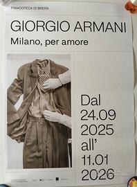 Manifesto "Giorgio Armani. Milano, per amore"