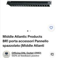middle Atlantic MA brush panel 1U BR1