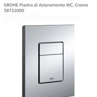 Placca Cromo GROHE per scarico WC