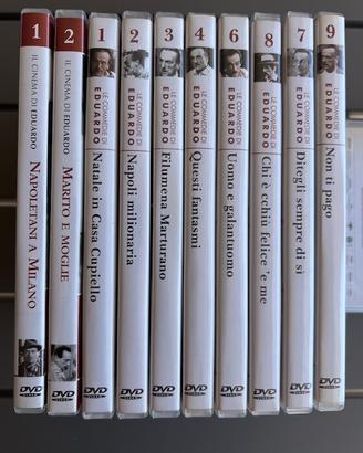 10 CASSETTE DVD MIGLIORI COMMEDIE EDAURDO DE FILIP