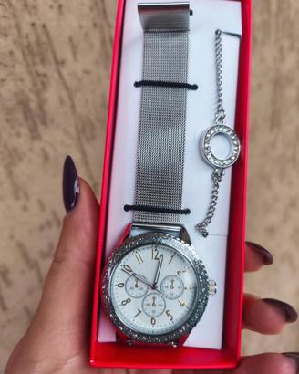 orologio con bracciale 