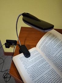 Luce da lettura a clip