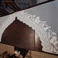 tende ad arco in pizzo crochet