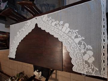 tende ad arco in pizzo crochet
