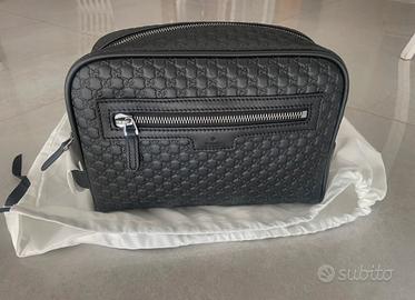 Pochette Beauty Gucci micro guccissima 