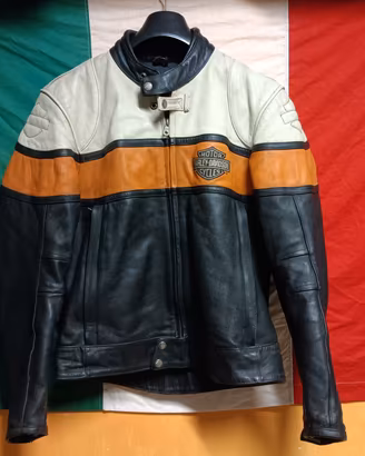 Harley Davidson giubbotto pelle  racing
