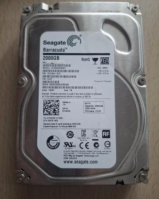 Hard disk interno Seagate 2TB