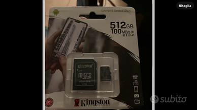 Micro SD card 512gb NUOVA scheda di memoria