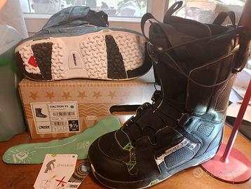 Scarponi snowboard 43⅓ usati un'ora
