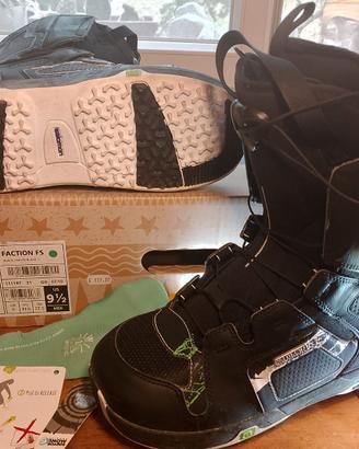 Scarponi snowboard 43⅓ usati un'ora