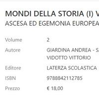 Libro MONDI DELLA STORIA (I) VOL. II