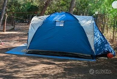 Tenda campeggio  a cupola con veranda 