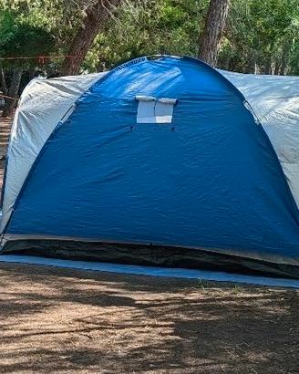 Tenda campeggio  a cupola con veranda 