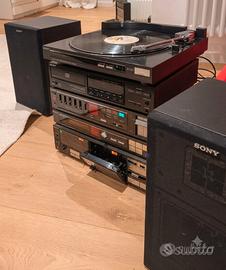 giradischi Stereo hi-fi vintage Sony