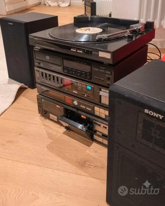 giradischi Stereo hi-fi vintage Sony