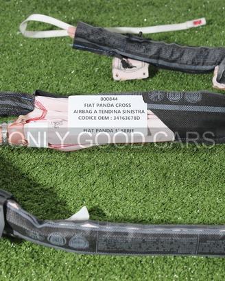 Airbag tendina sinistra fiat panda cross | 000844