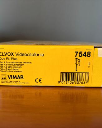 Videocitofono Vimar Elvox 7548