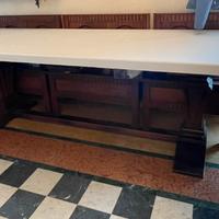 Tavolo e panche in legno massello