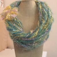 Scaldacollo collana sciarpa con mohair