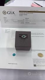 Tormaline Paraíba Brasiliane con certificado GIA