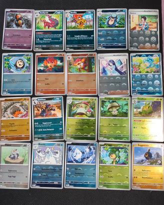 lotto carte Pokémon: pokeball bianco nero 