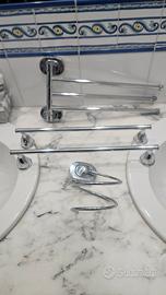 set porta asciugamani phon  bagno arredo casa uomo