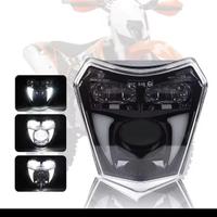 Faro moto full led con drl