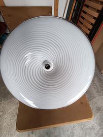 2 lampadari in vetro di murano completi 