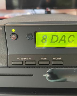 Amplificatore inglese Cyrus 8.2 DAC QXR
