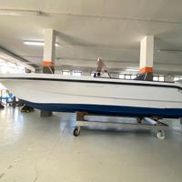 BARCA OPEN 5,50+HONDA BF40 4 TEMPI no patente