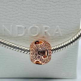 PANDORA Charm 781426cz ROSE BATTICUORE
