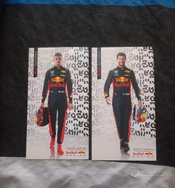 Red Bull Racing F1 Cards Lot cartoline Max Verstap