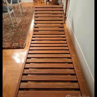 Lettino Unopiù in teak modello Chelsea