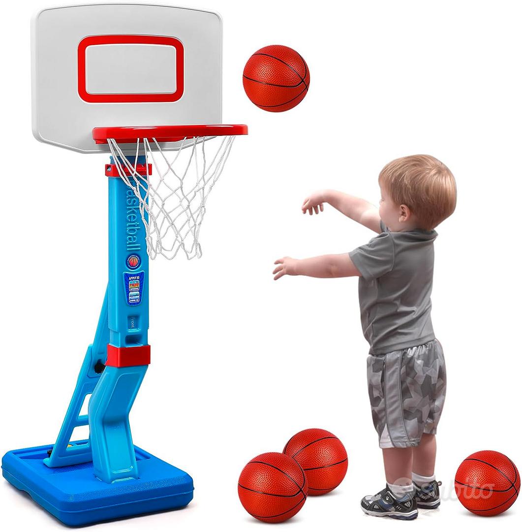 Canestro Basket Bambini Regolabile 70-138cm - Tutto per i bambini In  vendita a Alessandria