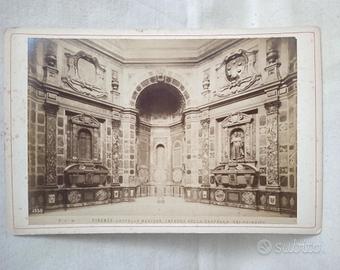 Carte de visite Alinari Cappella Principi Firenze
