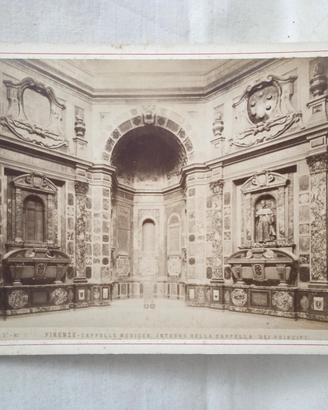 Carte de visite Alinari Cappella Principi Firenze