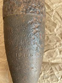 Vaso in ghisa da 3”, inerte inglese, WW2