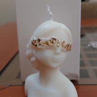 Dea bendata candela in cera