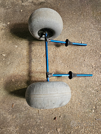 Carrello da sabbia porta canoa kayak