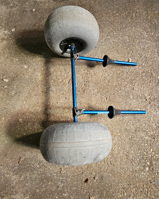 Carrello da sabbia porta canoa kayak