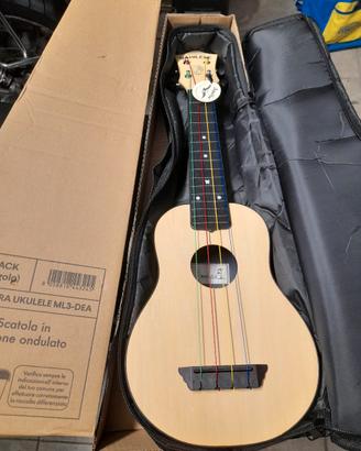 ukulele nuovo con custodia