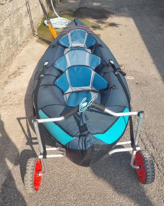 Itwit canoa gonfiabile 3 posti