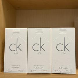 CK One 200 ml 3 pezzi nuovi originali 100%