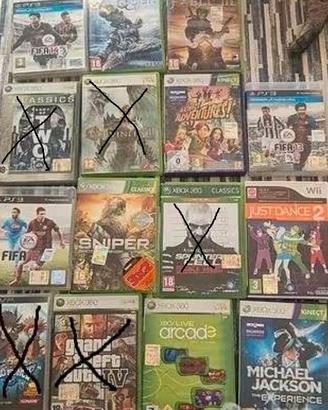 Giochi Xbox 360, Playstation 3, Kinect e Wii