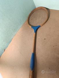 Racchetta Tennis Di Legno Vintage Anni 60