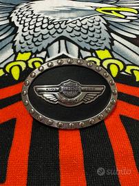 Fibbia del Centenario Harley Davidson Rarità
