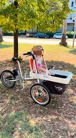 taga bike cargo MUSCOLARE, con seggiolino bimbo