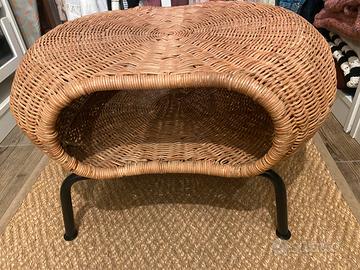 Tavolino in rattan  Ikea